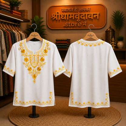 Elegant Handblock Print Cotton Kurti